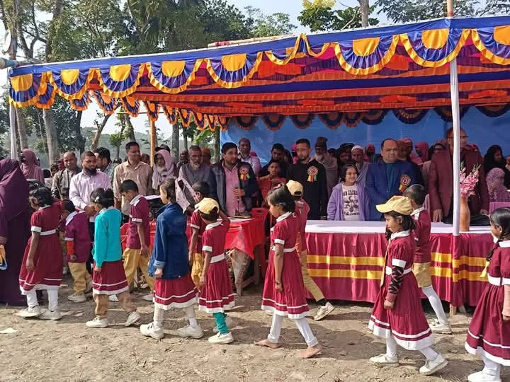 Students engaging in supervised play